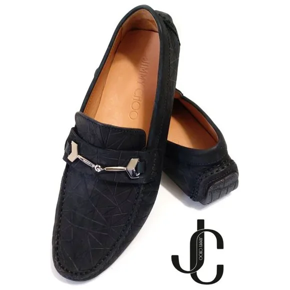 Jimmy Choo Brewer Loafers 41.5 Buff Loafer | Black Box Calf Leather Loafers | JIMMY CHOO main image 4
